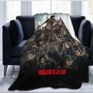 New in package The Walking Dead Sherpa Throw Blanket 80”x60” - Huge